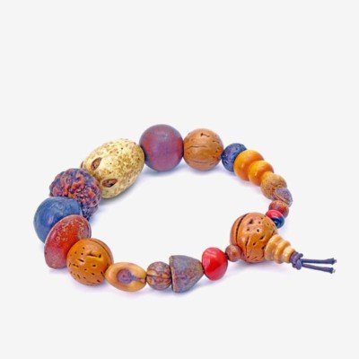 Large Kantha Bauble Bracelet